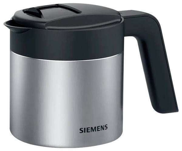 Siemens Hausgeräte Siemens SDA Thermokanne Edelstahl, Schwarz 1 l TZ40001