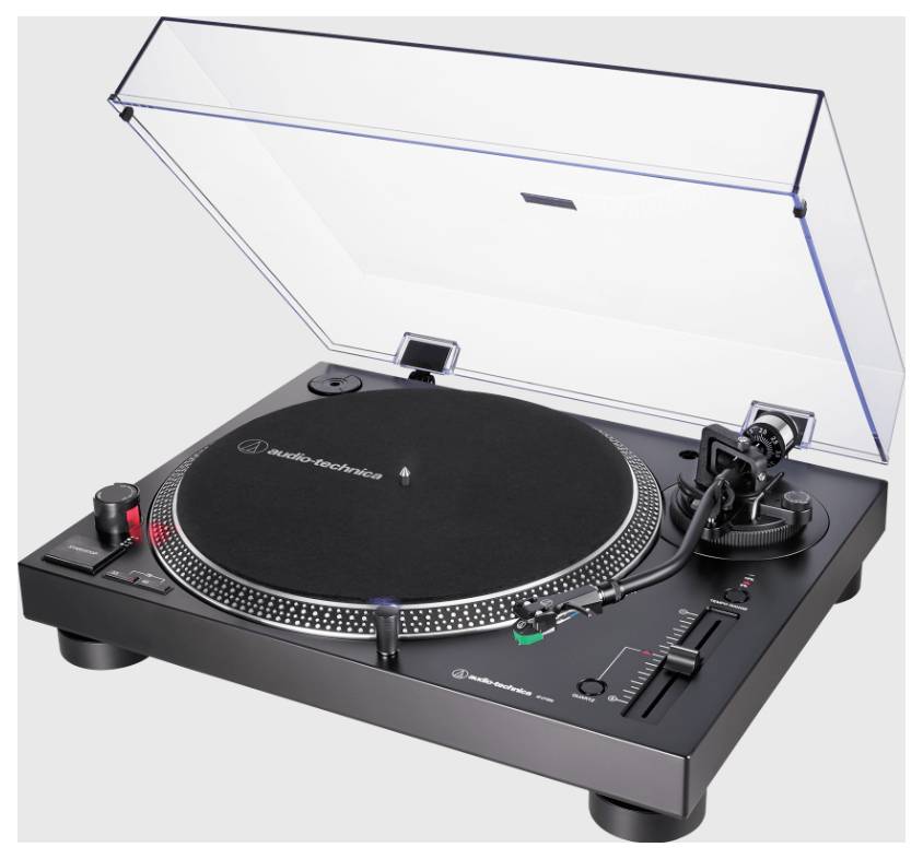 Audio-Technica AT-LP120X - Plattenspieler mit Direktantrieb - Manuell - Schwarz-0