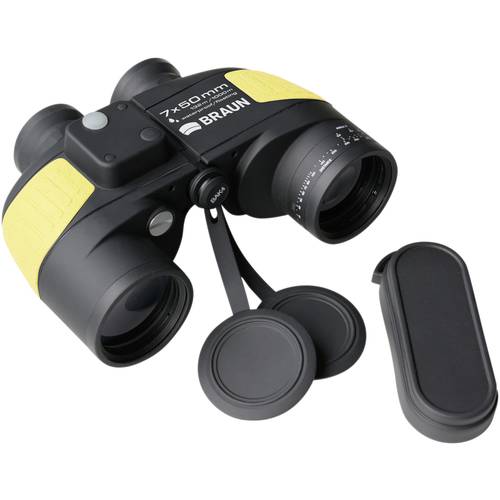 Braun Phototechnik Marine-Fernglas 20135 7 x 50 mm Porro Gelb, Schwarz 20135