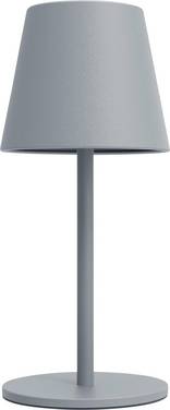 m-e modern-electronics LUNA-80 G 41435 Akku-Tischlampe LED LED fest eingebaut 3 W  Grau