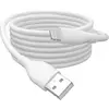 Digitus USB-Ladekabel USB 2.0 USB-A Stecker, Apple Lightning Stecker 0.50 m Weiß Flexibel, hochflexibel, mit USB, Silikon, exzellente Alterungseigenschaften, flexibler Innenleiter, Gutes Wechselbiegeverhalten, mit Knickschutztülle, mit Gummitülle, Geschirmt, Gesamtschirm, Rund AK-600108-005-W