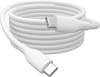 Digitus USB-C® Kabel USB 2.0 USB-C® Stecker 1.00 m Weiß (matt) exzellente Alterungseigenschaften, Flexibel, flexibler Innenleiter, Gutes Wechselbiegeverhalten, hochflexibel, mit USB, mit Knickschutztülle, Silikon, Rund, Geschirmt, Gesamtschirm, mit Gummitülle AK-300341-010-W