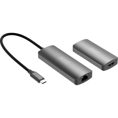 Digitus DS-55343 USB-A (USB 3.1 Gen 1), USB-C® HDMI Extender über Netzwerkkabel RJ45, über Signalkabel 30 m