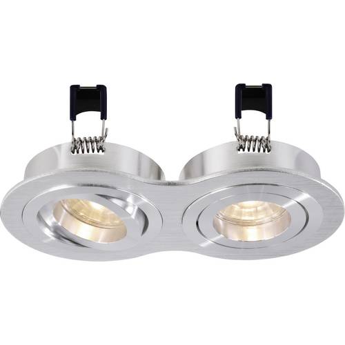 Deko Light 110009 Mira, 2x max. 35 W MR16, Silber Einbauleuchte MR16 GU5.3 Silber