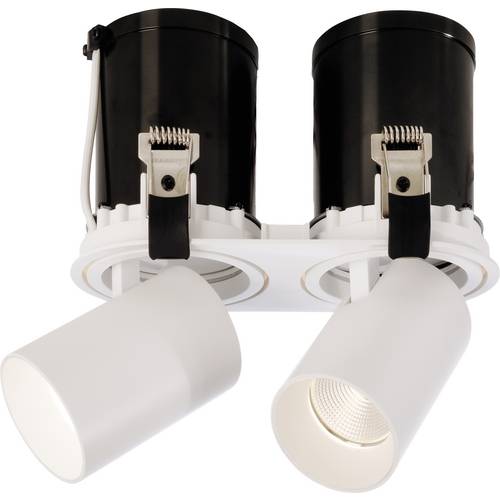 Deko Light 565313 Rigel Mini Round Double LED-Einbauleuchte EEK: G (A - G) LED LED fest eingebaut 22.0 W Weiß