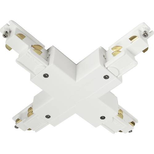 Deko Light 710535 D Line DALI Hochvolt-Schienensystem-Komponente X-Verbinder Verkehrsweiß (RAL 9016)