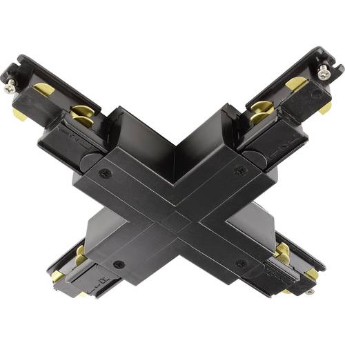 Deko Light 710536 D Line DALI Hochvolt-Schienensystem-Komponente X-Verbinder Graphitschwarz (RAL 9011)