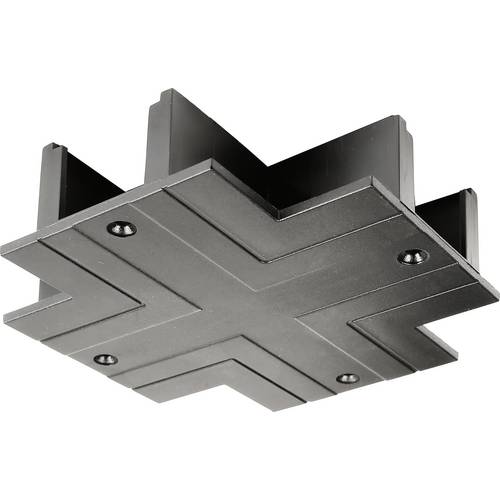 Thumbnail - Deko Light 710537 D Line DALI Hochvolt-Schienensystem-Komponente X-Verbinder Graphitschwarz (RAL 9011)
