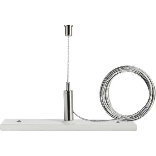 Deko Light 720034 D One Hochvolt-Schienensystem-Komponente Seilabhängung Weiß