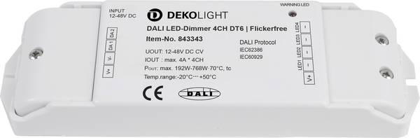 Deko Light 843343 LED-Trafo  Konstantspannung   12 - 48 V/DC dimmbar 1 St.