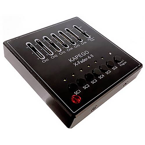 Deko Light DMX Wandsteuerung X-Fade-6 II Wandsteuerung 86 mm 86 mm 16.3 mm