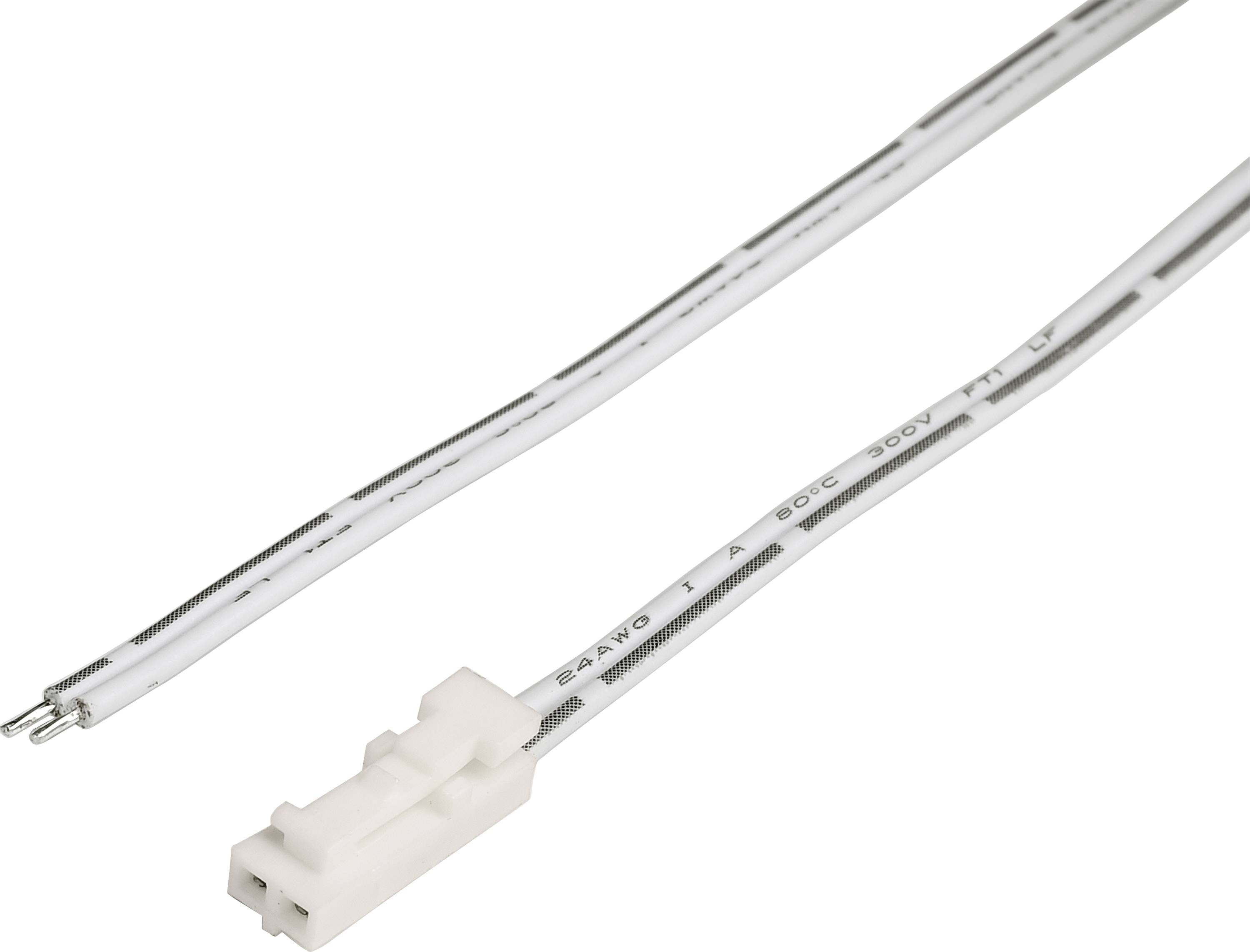 Deko Light MINI-AMP Anschlusskabel (Stecker) 200cm, 12V/24V, max. 3A, IP20 940040 Anschlußkabel 200 cm