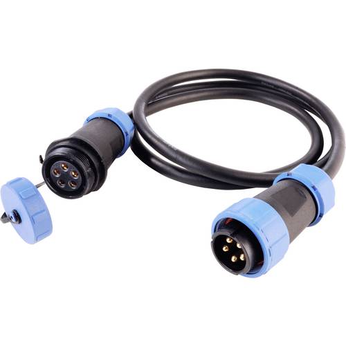 Deko Light 940042 Rundstecker konfektioniert Stecker, gerade, Kupplung, gerade Gesamtpolzahl: 5 1 St.