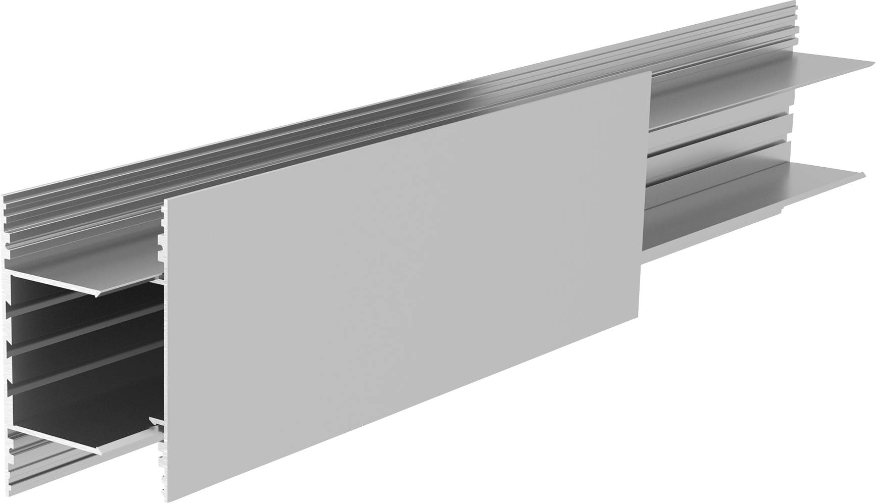 Deko Light 970585 PLANO BSH Profil Aluminium (L x B x H) 2500 x 38 x 85 mm 1 St.