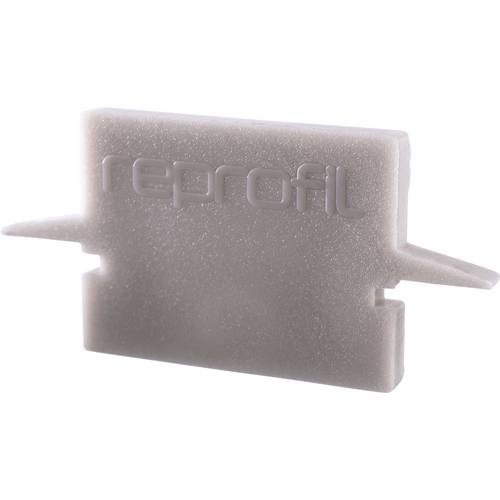 Deko Light 979041 Endkappe H-ET-01-10 Set 2 Stk, Grau Profil-Endkappe Kunststoff (L x B x H) 25 x 6 x 12 mm 1 St.
