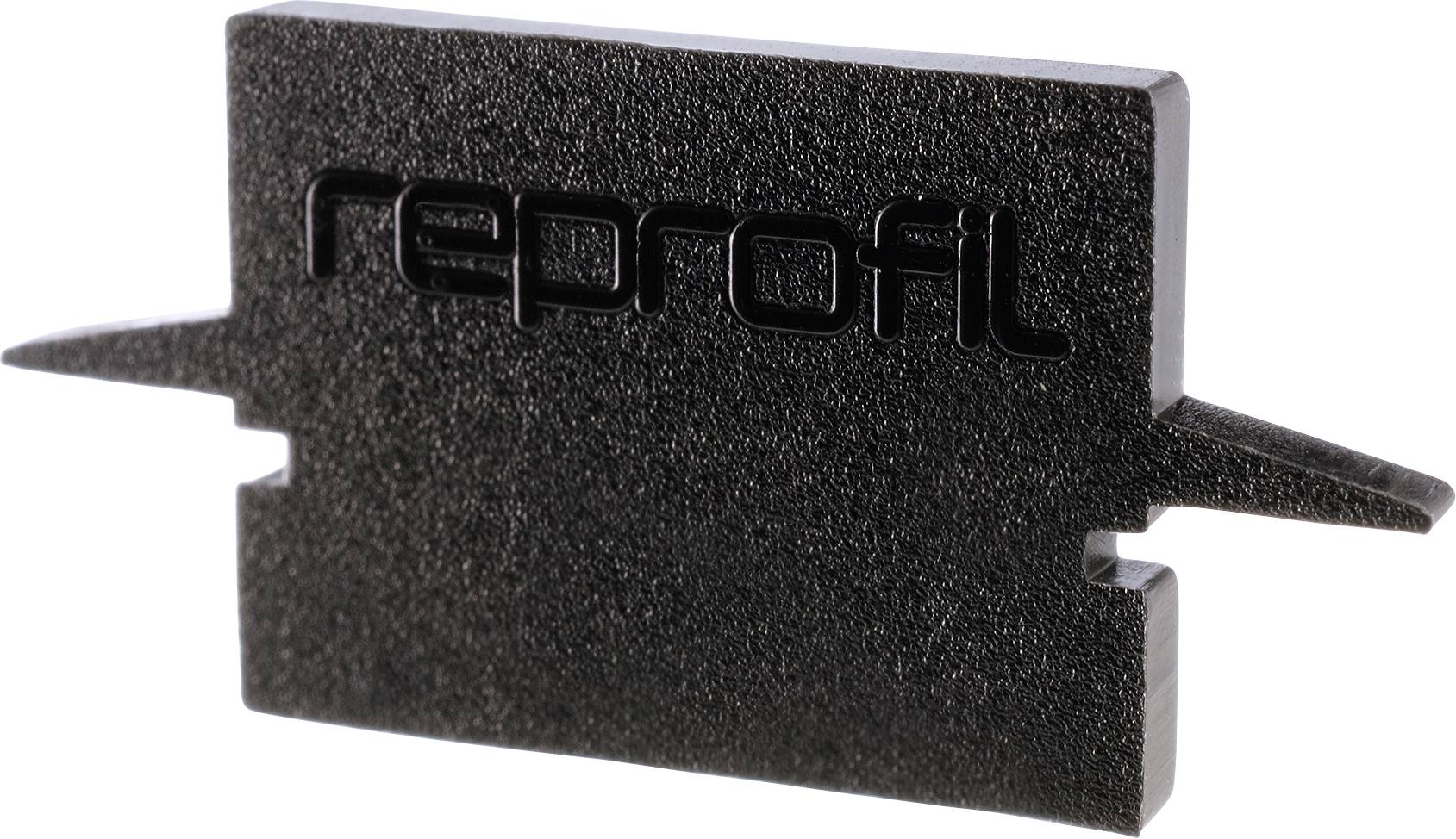 Deko Light 979042 Endkappe H-ET-01-10 Set 2 Stk, Schwarz Profil-Endkappe Kunststoff (L x B x H) 25 x 6 x 12 mm 1 St.