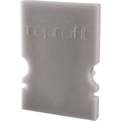 Deko Light 979101 Endkappe H-AU-02-08 Set 2 Stk, Grau Profil-Endkappe Kunststoff (L x B x H) 14 x 6 x 20 mm 1 St.