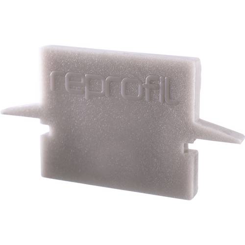 Deko Light 979121 Endkappe H-ET-01-08 Set 2 Stk, Grau Profil-Endkappe Kunststoff (L x B x H) 23 x 6 x 12 mm 1 St.