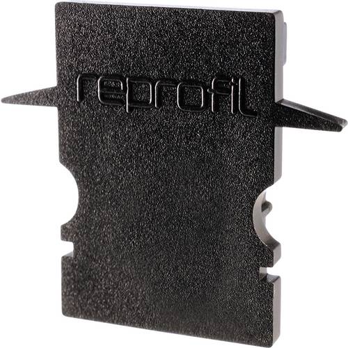 Deko Light 979142 Endkappe H-ET-02-08 Set 2 Stk, Schwarz Profil-Endkappe Kunststoff (L x B x H) 23 x 6 x 20 mm 1 St.