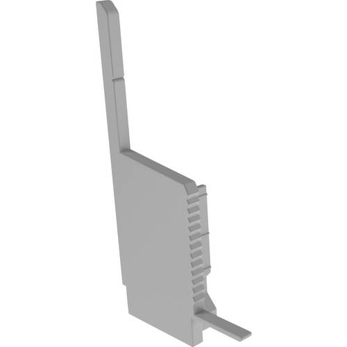 Deko Light 979211 Endkappe H-EL-03-10 Set 2 Stk, Grau Profil-Endkappe Kunststoff (L x B) 50 mm x 27.6 mm 1 St.