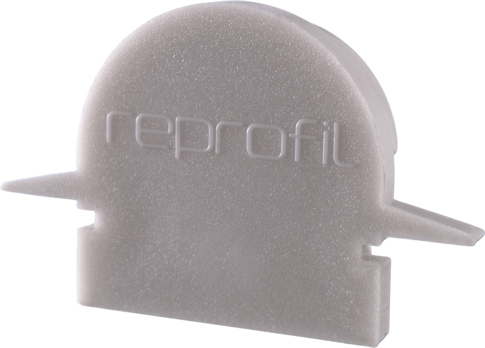 Deko Light 979541 Endkappe R-ET-01-10 Set 2 Stk, Grau Profil-Endkappe Kunststoff (L x B x H) 25 x 6 x 15.5 mm 1 St.