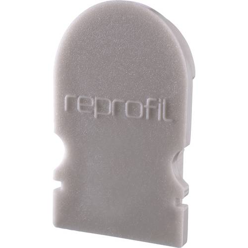 Deko Light 979601 Endkappe R-AU-02-08 Set 2 Stk, Grau Profil-Endkappe Kunststoff (L x B x H) 14 x 6 x 21.5 mm 1 St.