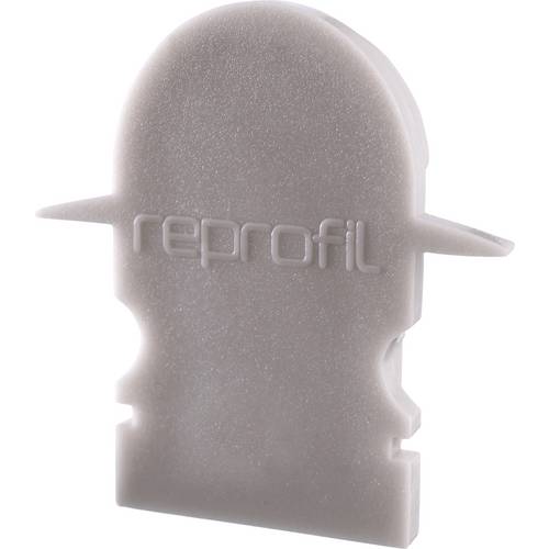 Deko Light 979641 Endkappe R-ET-02-08 Set 2 Stk, Grau Profil-Endkappe Kunststoff (L x B x H) 23 x 6 x 21.5 mm 1 St.