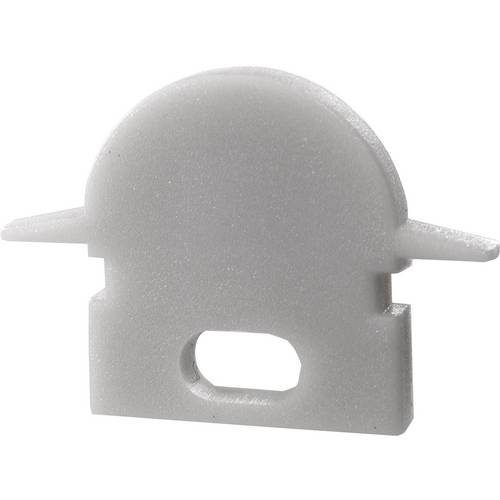 Deko Light 979681 Endkappe R-ET-01-05 Set 2 Stk, Grau Profil-Endkappe Kunststoff 1 St.