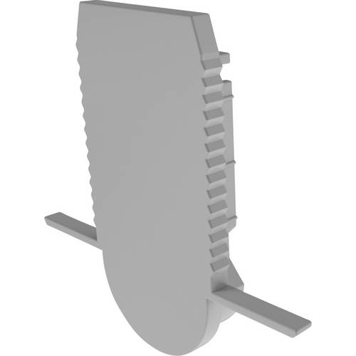 Deko Light 979701 Endkappe R-ET-03-10 Set 2 Stk, Grau Profil-Endkappe Kunststoff (L x B) 37.5 mm x 25.5 mm 1 St.