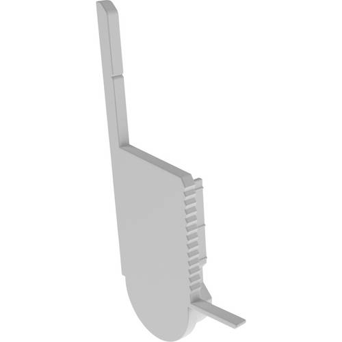 Deko Light 979710 Endkappe R-EL-03-10 Set 2 Stk, Weiß Profil-Endkappe Kunststoff (L x B) 54 mm x 27.6 mm 1 St.