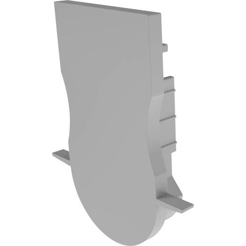 Deko Light 979731 Endkappe R-ET-04-12 Set 2 Stk, Grau Profil-Endkappe Kunststoff (L x B) 32.4 mm x 27 mm 1 St.