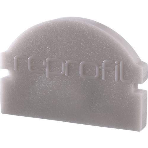Deko Light 980001 Endkappe L-AU-01-10 Set 2 Stk, Grau Profil-Endkappe Kunststoff (L x B x H) 16 x 6 x 11 mm 1 St.