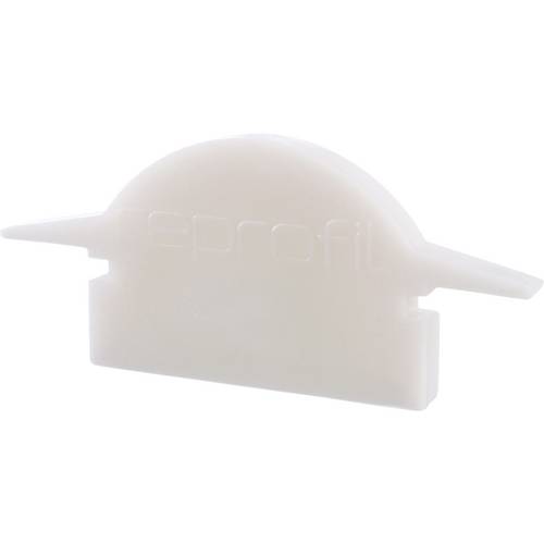 Deko Light 980040 Endkappe L-ET-01-10 Set 2 Stk, Weiß Profil-Endkappe Kunststoff (L x B x H) 25 x 6 x 11 mm 1 St.
