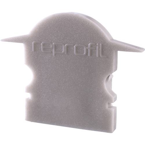 Deko Light 980061 Endkappe L-ET-02-10 Set 2 Stk, Grau Profil-Endkappe Kunststoff (L x B x H) 25 x 6 x 19 mm 1 St.