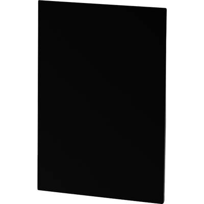Ein schwarzes Rechteck, das eine leere Tafel darstellt.