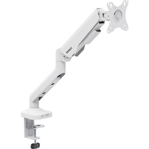 Thumbnail - SpeaKa Professional SP-MM-1030 1fach Monitor-Tischhalterung 43,2 cm (17) - 101,6 cm (40) Weiß Höhenverstellbar, Neigbar+...