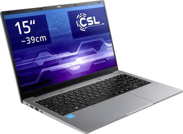 CSL Computer Notebook R'Evolve C15 v4  39.6 cm (15.6 Zoll) Full HD Intel® N N100 8 GB RAM  500 GB SSD Deutsch, QWERTZ       Grau  92314