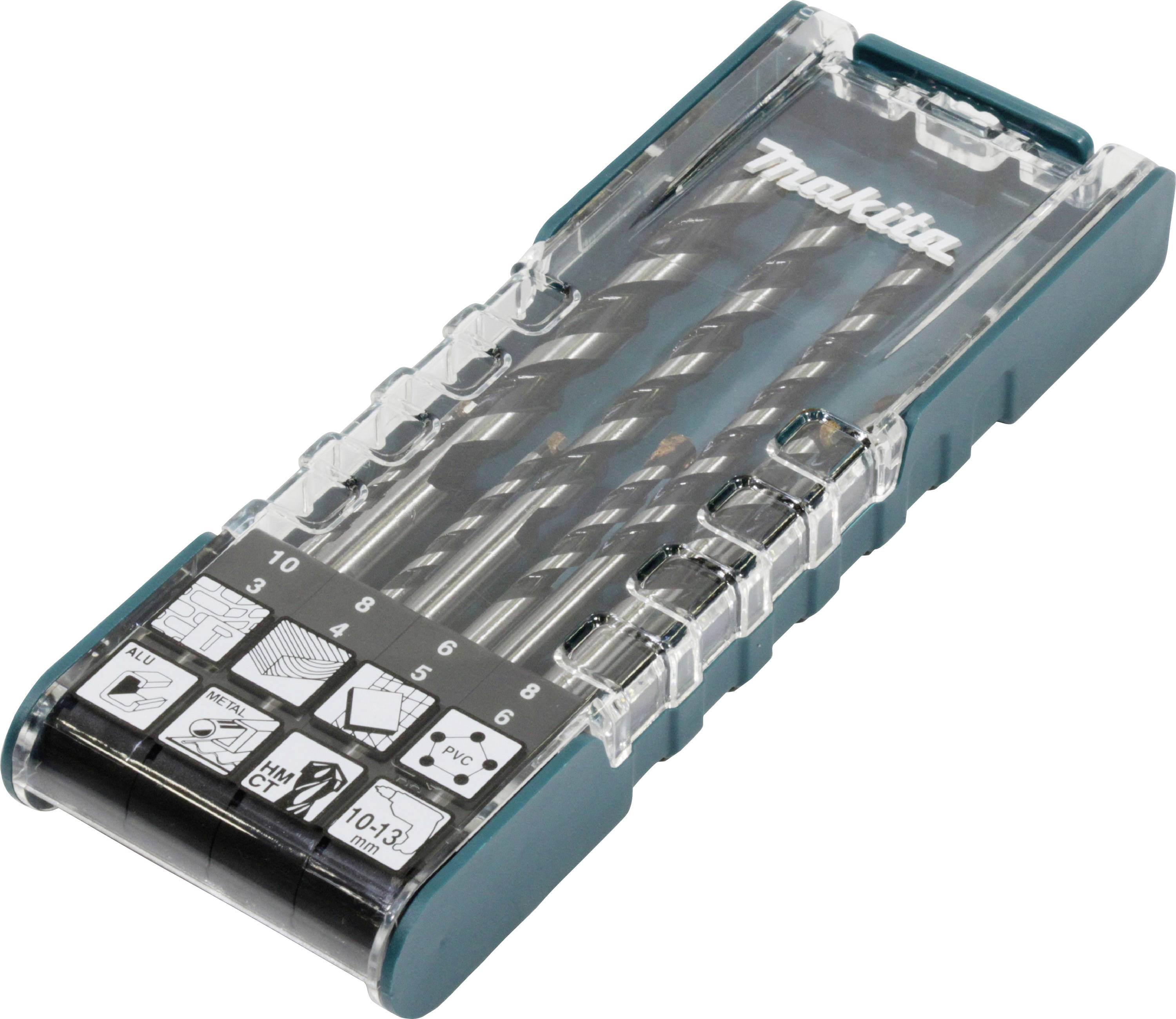 Makita E-15855 Multibohrer 3.0 mm, 4.0 mm, 5.0 mm, 6.0 mm, 8.0 mm, 10.0 mm 1 St.