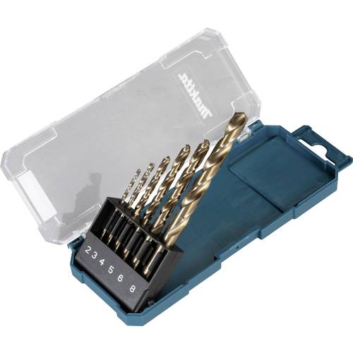 Thumbnail - Makita D-75758 Metall-Spiralbohrer-Set 2.0 mm, 3.0 mm, 4.0 mm, 5.0 mm, 6.0 mm, 8.0 mm 6 St.