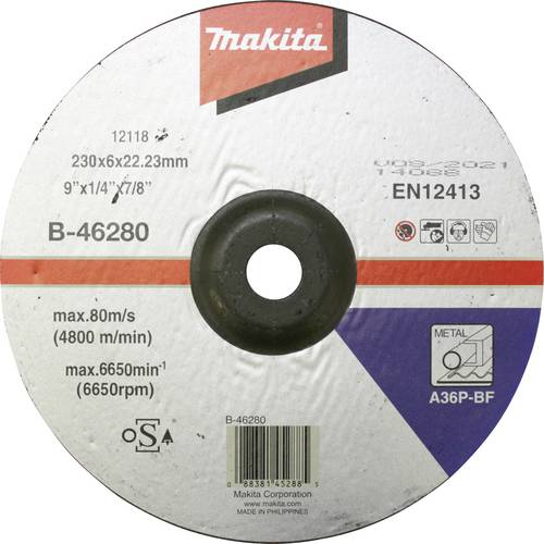 Makita B-46280 Schruppscheibe Durchmesser 230 mm Bohrungs-Ø 22.23 mm 1 St.