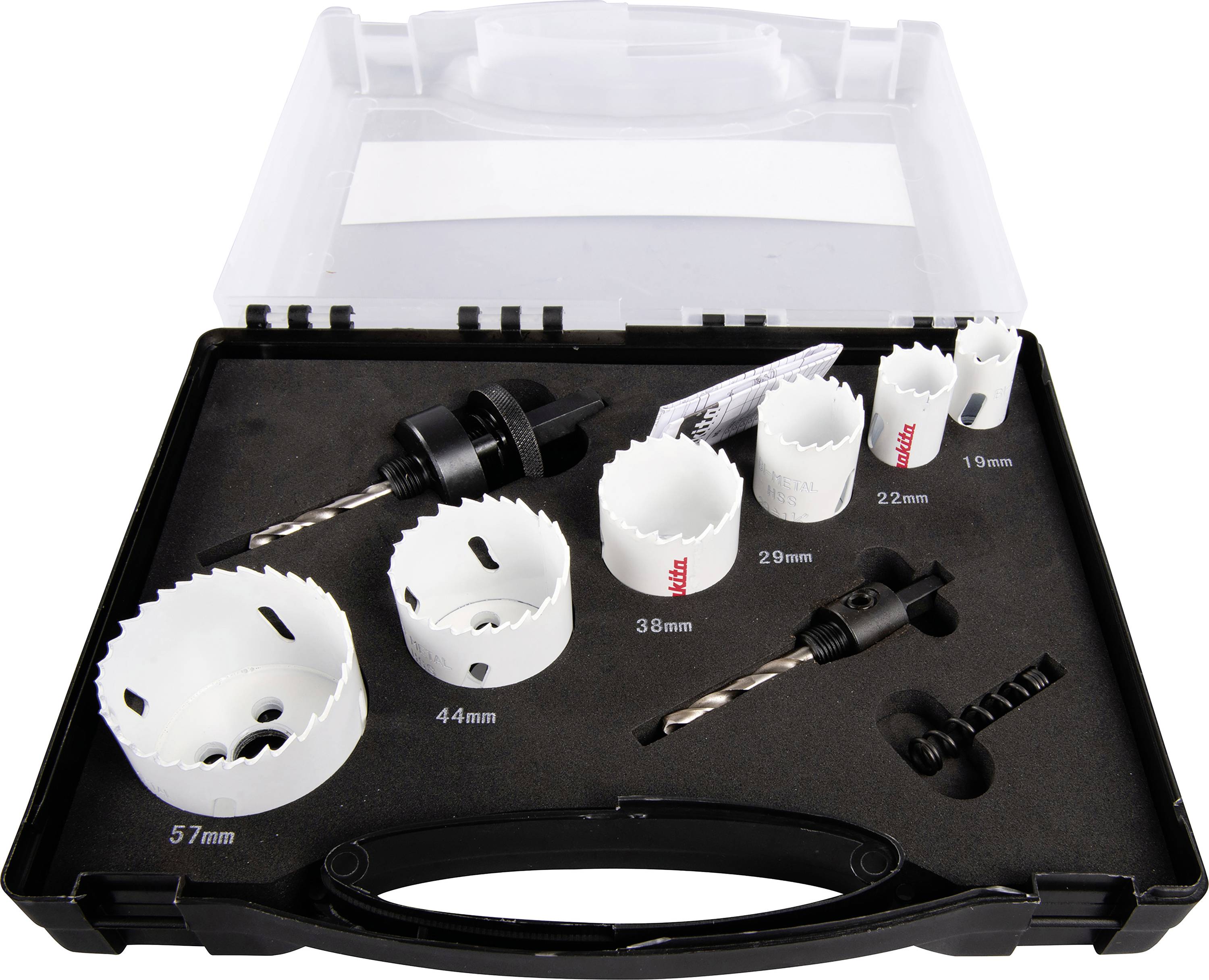 Makita D-47117 Lochsägen-Set 19.0 mm, 22.0 mm, 29.0 mm, 38.0 mm, 44.0 mm, 57.0 mm 1 St.