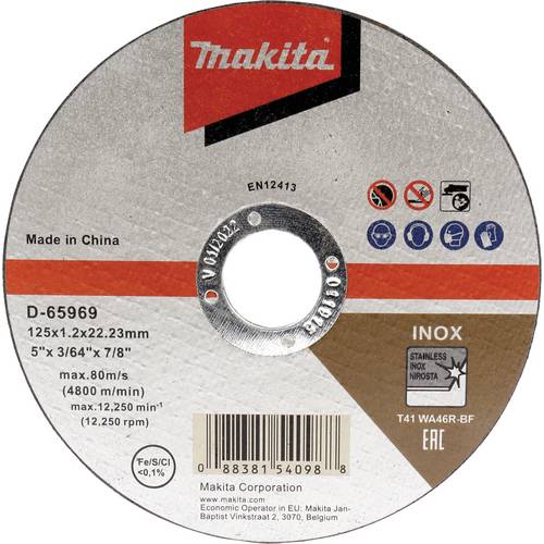 Thumbnail - Makita D-65969 Trennscheibe 125 mm 1 St.