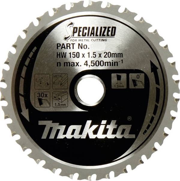 Makita B-47036 B-47036 Kreissägeblatt 150 x 20 mm Zähneanzahl: 32 1 St.