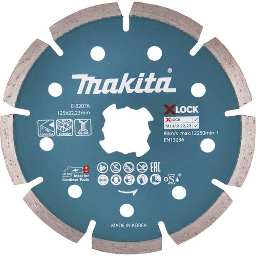 Makita E-02076 Diamanttrennscheibe 125 mm 1 St. Beton, Granit, Marmor