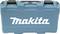 'Makita' Werkzeugkoffer in blau mit schwarzem Griff und Verschlüssen.