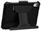Tablet in robuster schwarzer Hülle mit eingebautem Ständer und Stylus-Halterung. Ideal für stabilen Halt und praktisches Arbeiten.