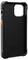 Schwarzes Smartphone-Case mit robuster Wabenstruktur und verstärkten Ecken. Markenlogo 'UAG' an der Unterseite.