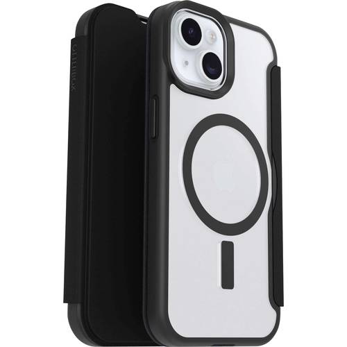Otterbox React Booklet Apple iPhone 16e, iPhone 15, iPhone 14, iPhone 13 Transparent, Schwarz Induktives Laden, MagSafe ...