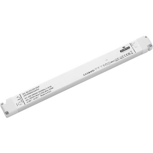 Dehner Elektronik SCL150-24VF LED-Treiber, LED-Trafo, LED-Dimmer Konstantspannung 150 W 0 - 6.25 A 24 V/DC dimmbar, eins...