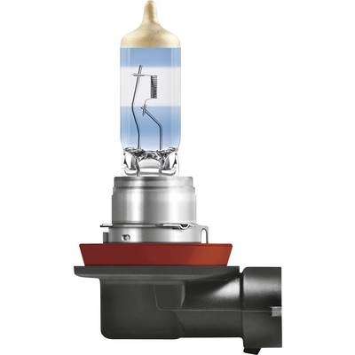 Eine Halogenlampe mit moderner Bauform, die eine klare Glasbirne und sichtbare interne Verkabelung zeigt. Geeignet für Fahrzeuge.